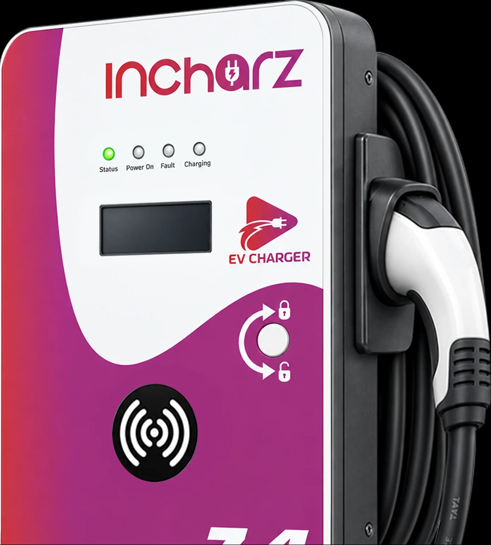 The same charger enclosure in Incharz livery